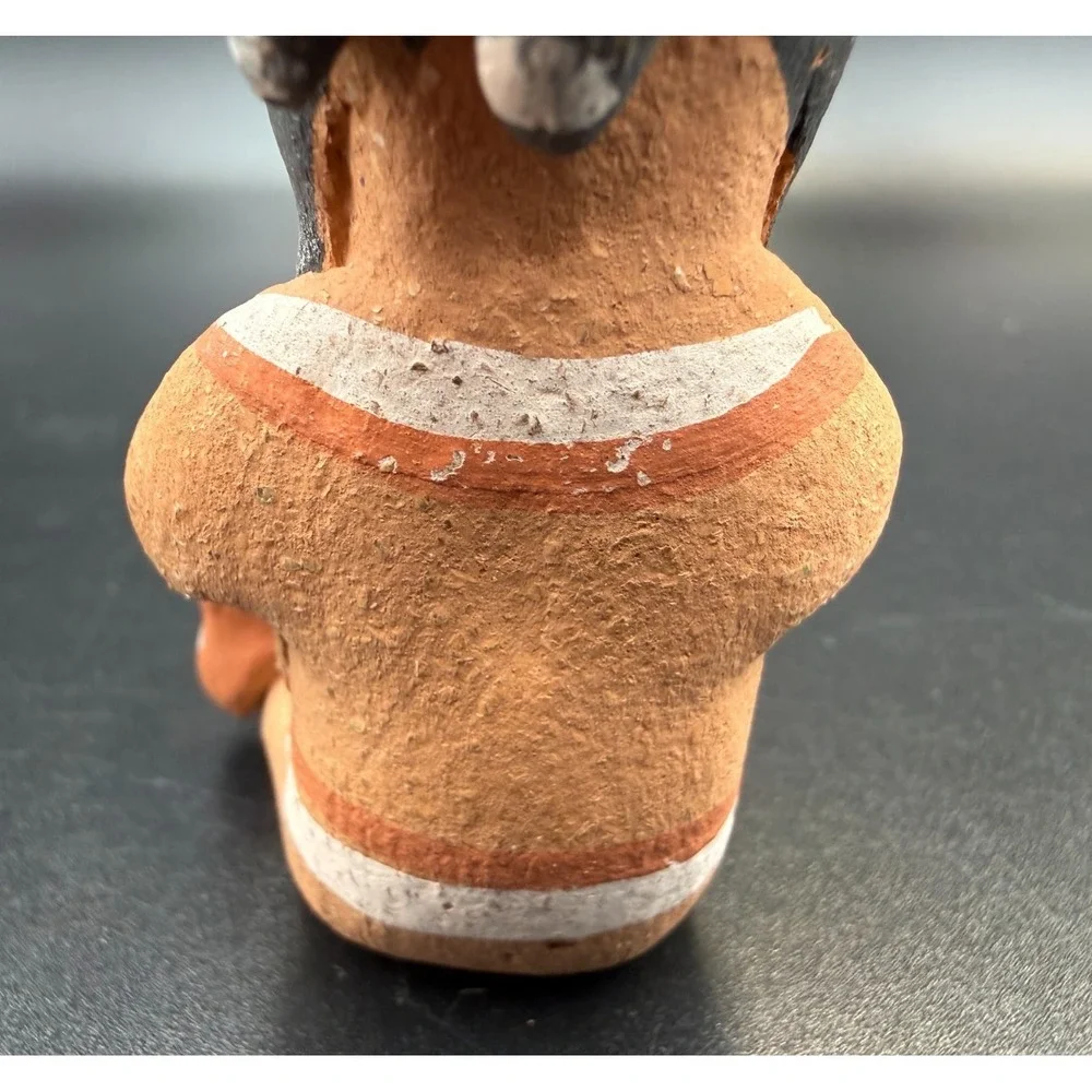 VTG Native American Jemez Taos Pueblo Storyteller W/ 4 children Juanita Martinez - Picture 9 of 10